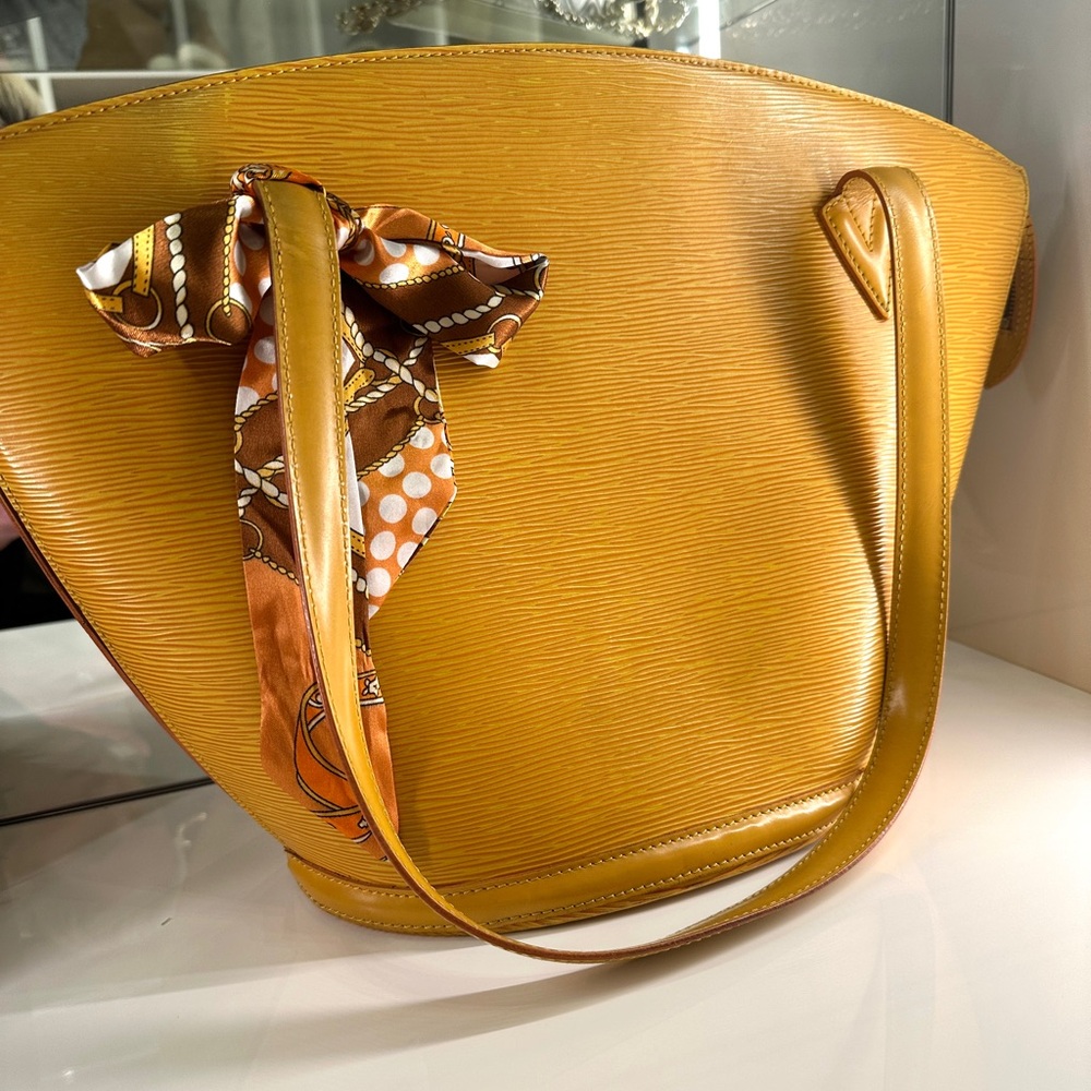 Louis Vuitton Yellow Epi Saint Jacques GM